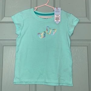 Cat & Jack sequins butterfly shirt